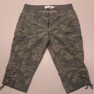 Camo Cargo Capris